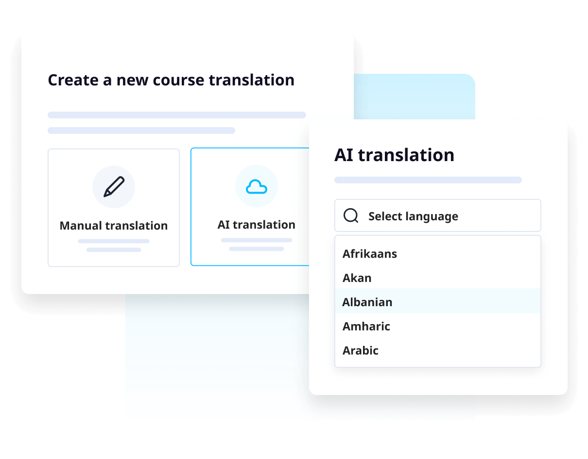 Translate automatically with EdApp