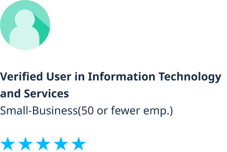 Verified User - Smal-business (50 or fewer emp.